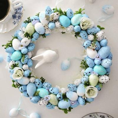 20 Stücke Ostern Schaum Helle Farbe Künstliche Vogel Taube Ei Home Party Favor Decor