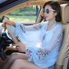 Summer Arm Warmers Embroidered Floral Long Shirt Sun Protection Sleeves Driving Scarf Beach Shawl