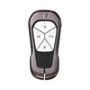 For Xpeng G6 G9 Car Key Case Zinc Alloy Leather Full Protection Key Cover Leather Remote Fob Holder Keychain Auto Accessories
