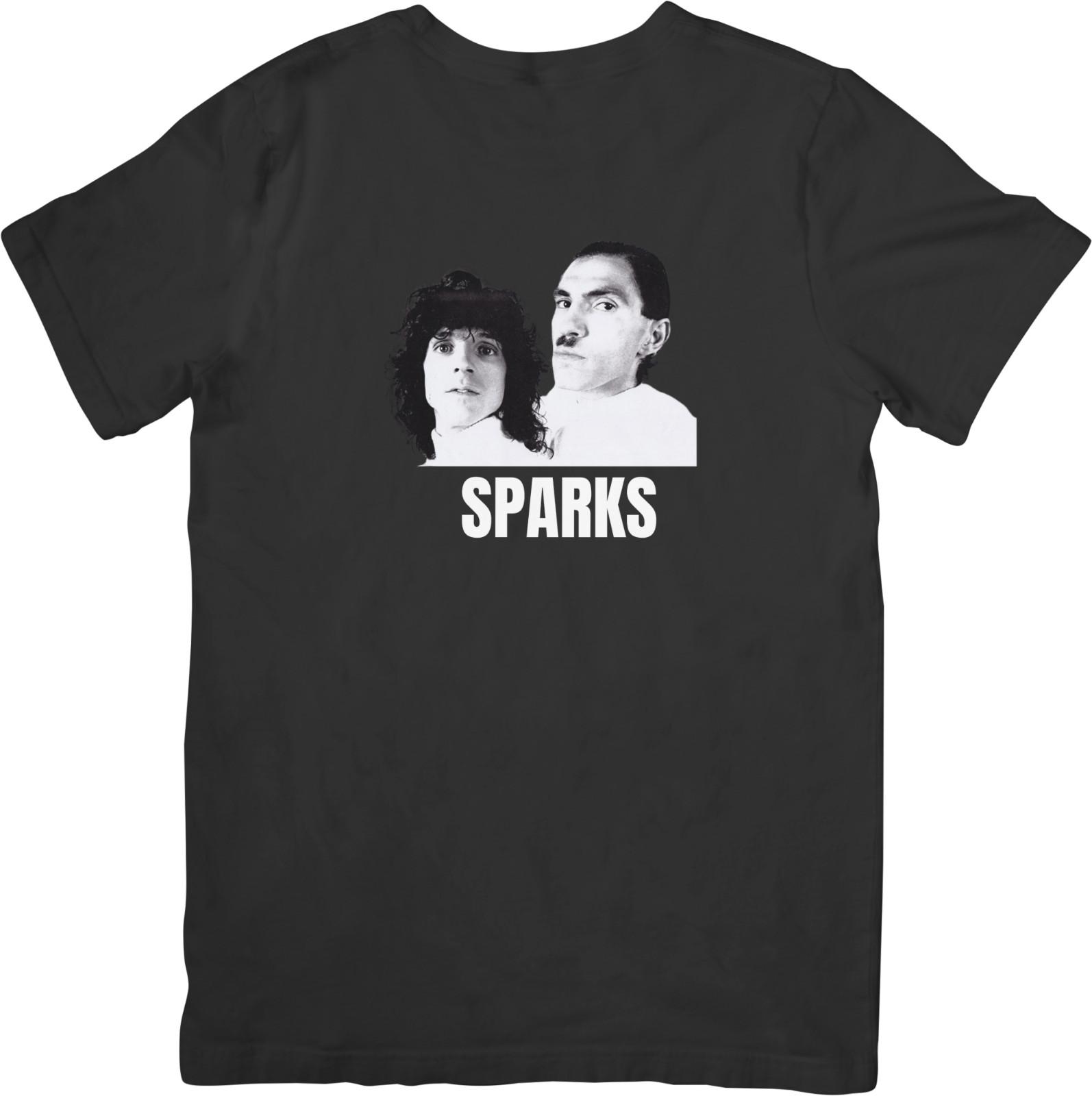 

Sparks glam rock Music Unisex Fit for Men Women Quality Cotton T-Shirt L