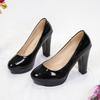 High Heels Shoes Women White Wedding Shoes Thick High Heels Fashion Party Pumps Footwear Black Red Big Size Spring