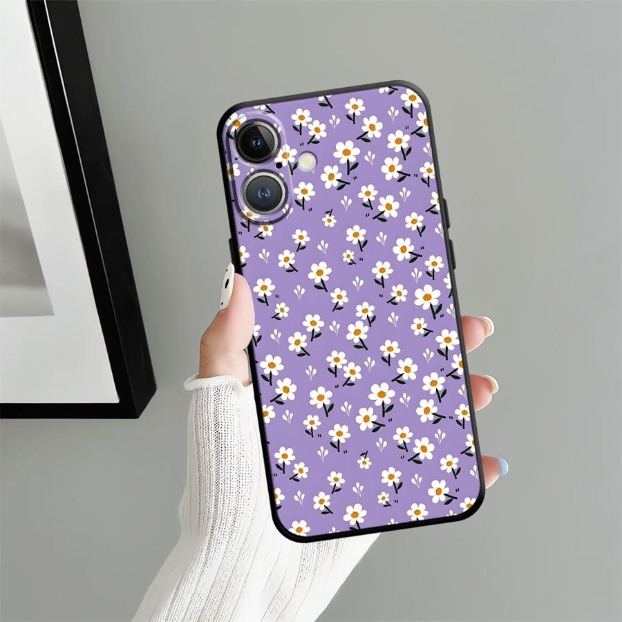 Simple Chrysanthemum Funda Phone Cover Case for Apple iPhone 17 Pro Max 14 12 11 Air 16 15 Pro 7 8 13 XR XS MAX