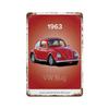 Metal Tin Poster 80s GTI Sports Classic Car Retro Metal Tin Sign Plaque Poster for Bar Club Wall Home Vintage Wall Plate Pendant