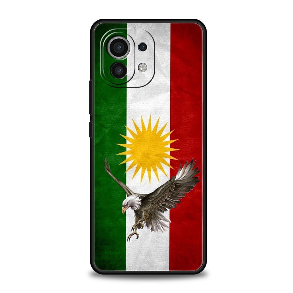 

Phone Case For Xiaomi Mi 14 13 12 11 Lite 13T 12T 11x 11T 10T Pro 9T Note 10 Lite Soft Silicone Black Cover Kurdistan Flag Xiaomi 13T Pro