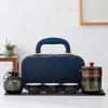 With Proctive Box Travel Tea Set Ceramic Porcelain Teaware Tea Gift Set  Travel Use