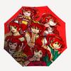 1pc Outdoor Umbrella with Anime Character Print - Automatic Opening/Closing, Portable 3-Fold Design, 8-Rib Iron Frame - Perfect Gift for Fans, Tr