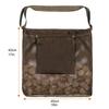 846403 Outdoor Mushroom Hunting Mesh Bag Fruit Picking Bag Harvest Bag, 45x42cm (No FDA)