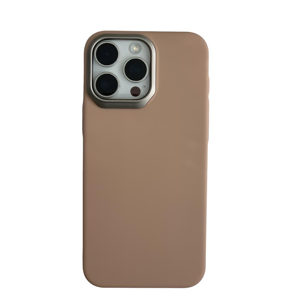 Premium matte case metal lens for iPhone16Pro max mobile phone case Apple 15 new 14/13