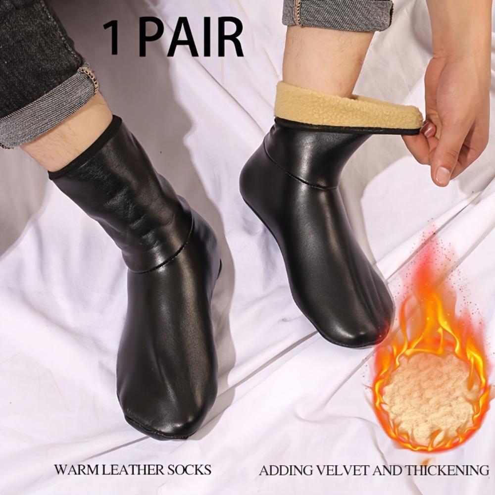 

Зимние бархатные носки унисекс — утолщенные, нескользящие, водонепроницаемые для использования в помещении и на улице One-size