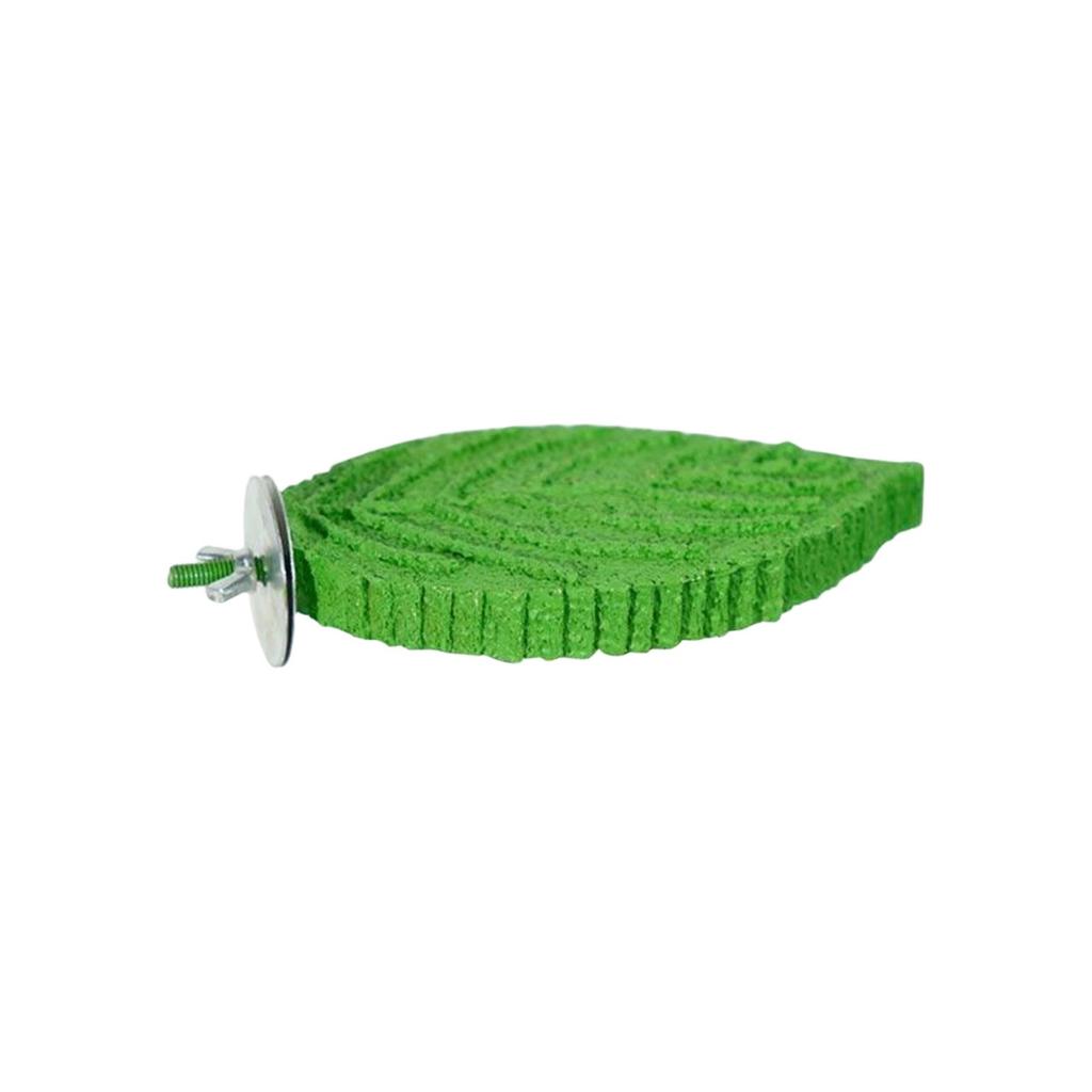 Parrot Leaf Standing Rod, - , Suction Cup, Grinding Claws, Resin Perching Station Poles