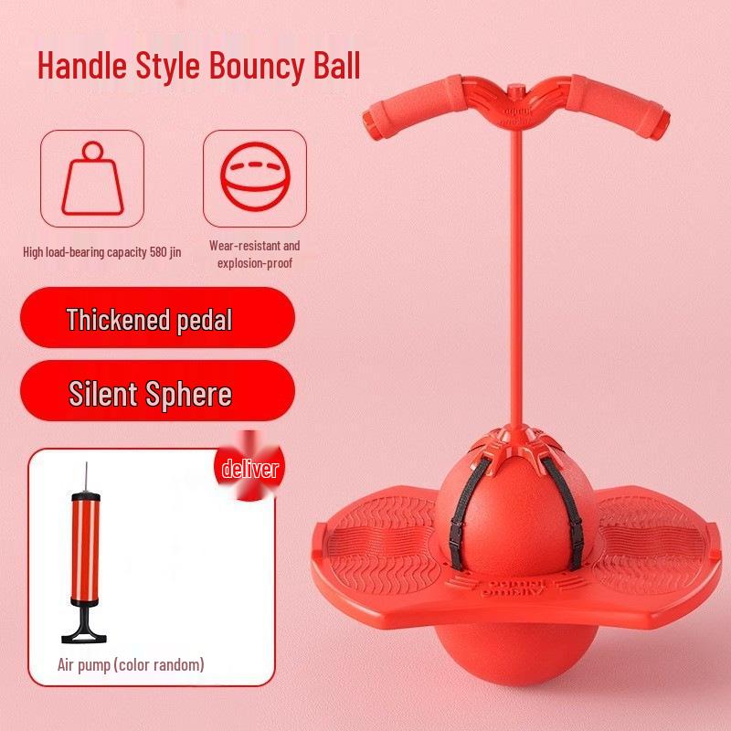 Kids & Adults Bouncing Ball - Kindergarten Sports Toy & Balance Exercise Equipment