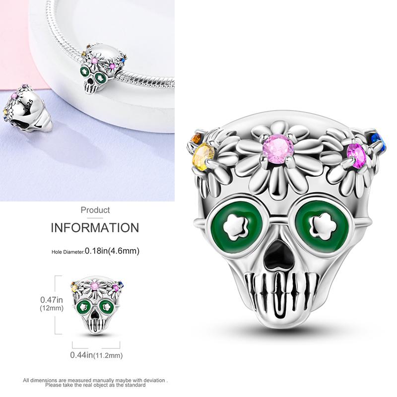 Neuer 925er Silber Kaktus Kleeblatt Anhänger Frühlingsgrüne Serie Perlenanhänger Für Original Perlenarmband DIY Schmuck