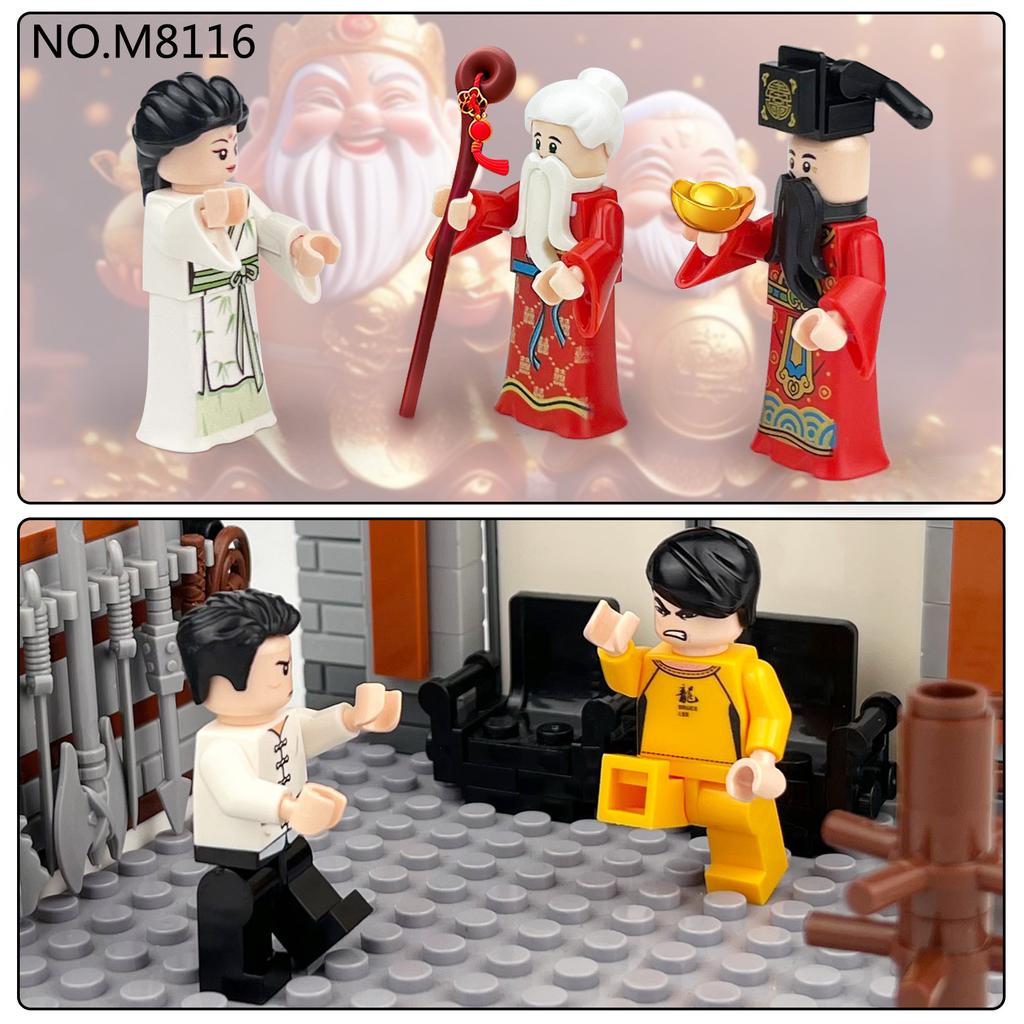M8116 Chinesisches Drama-Stil Drama Puppe Bausteine Spielzeug für Kinder