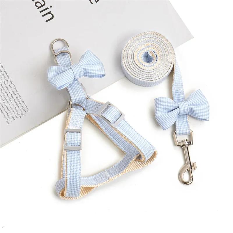 Adjustable Pet Harness for Small Dogs Cats Dog Harness and Leash Set Cute Starfish Kitten Puppy Harness