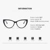 Vintage Cat-eye Round Face Rectangular Frame Glasses Frame For Women With Myopia.9637