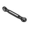 2024-Steering Servo Linkage Tie Rod Aluminum Alloy RC Car Upgrade Parts for Traxxas 1/5 RC Cars Black