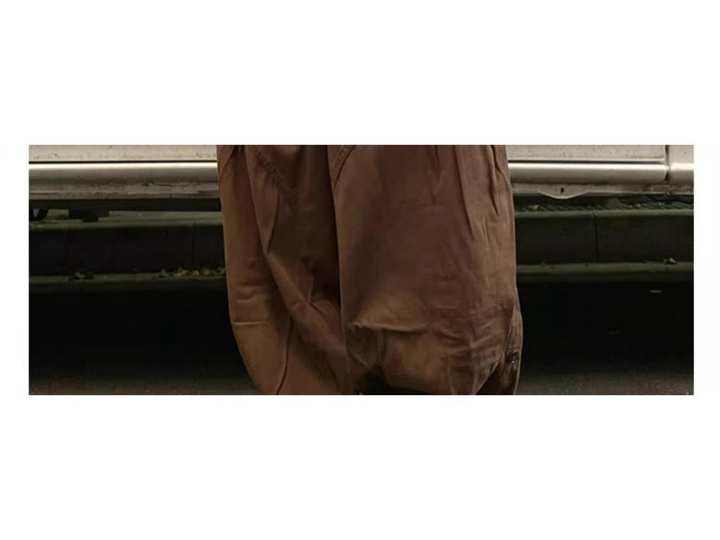 Fat Brother Men's Wide Leg Retro Pleated Pants: Elastic Waist, Loose Fit, Floor-Length, Hong Kong Style for Spring & Autumn
