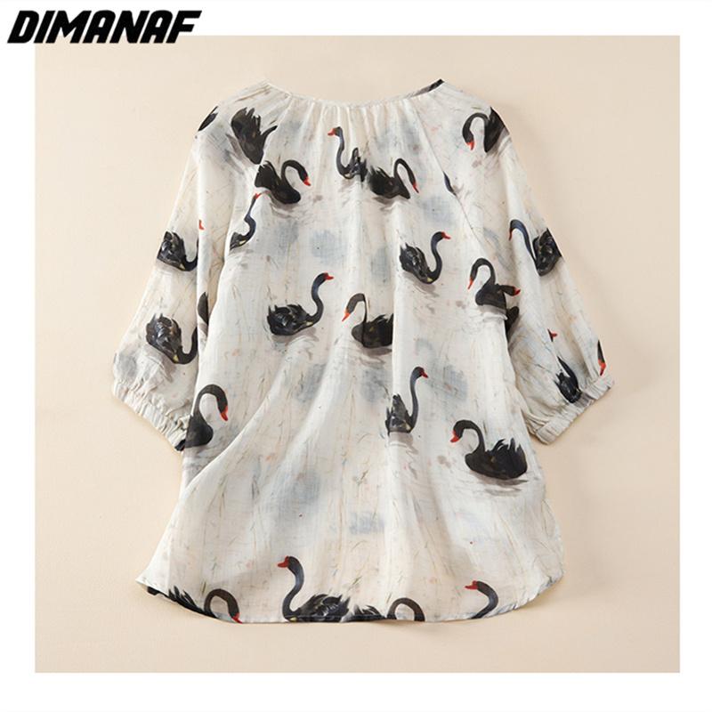 Купить DIMANAF 2023 плюс размер, новая летняя стильная блузка ...