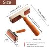 KXKZREN Rubber Roller for Boat Flooring Installation 100mm Pressure Roller Tool Brayer Glue Roller for Printmaking Painting