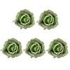 5Pcs Lifelike Artificial Rose Flower DIY 7cm Artificial Flower Fake Flowers for Wedding Garden Festival Party Wreath Headdress