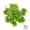 Large Artificial Monstera Turtle Leaf with 42 Leaves Indoor Outdoor UV Resistant Fake Plant Greenery for Home Garden Decor