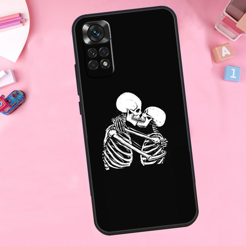 Skeleton Art For Xiaomi Redmi Note 14 10 11 12 13 15 Pro Plus Phone Case For Redmi 15 15C 14C 12C 10C 13C