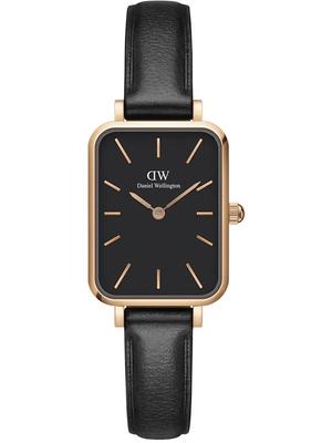 ZEGAREK DAMSKI DANIEL WELLINGTON DW00100435 - Quadro Pressed Sheffield Rose Gold 20mm + PUDEŁKO