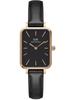 DAMENUHR DANIEL WELLINGTON DW00100435 - Quadro Pressed Sheffield Roségold 20mm + BOX