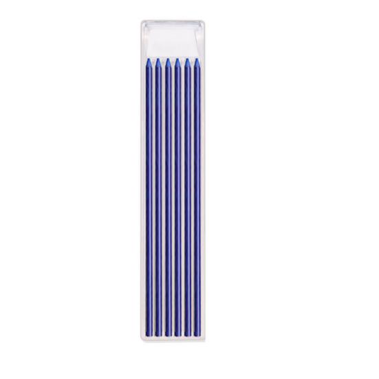 Mechanical Carpenter Pencils with 6 Refill Construction Pencil with Built-in Sharpener Deep Hole Long Nib Marker Pen for Woodworking Architect Marking