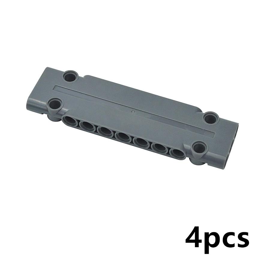 Technical Brick Bulk Modular Toy For MOC High-Tech 4Pcs Particles Panel Plate 5 x 11 x 1 Holes Constructing Blocks 64782 15458