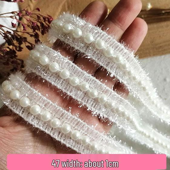 Handmade Lace Trim: Mesh for Baby Clothes, Curtains, Skirts, Pleated Decorative Fabric