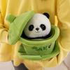 Cultural and Creative Tea Cup Giant Panda Plush Toy Tea Room Activity Gift Children Comfort Doll Zoo Souvenir