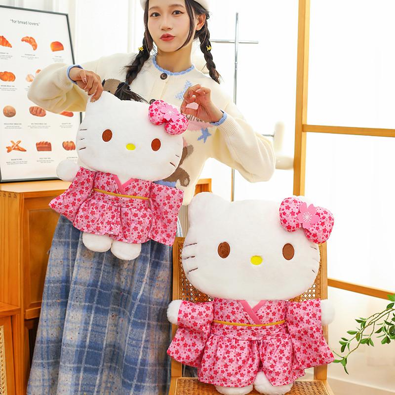 Sanrio Kt Cat Plush Toy With Sakura Kimono For Collectors And Gift Giving