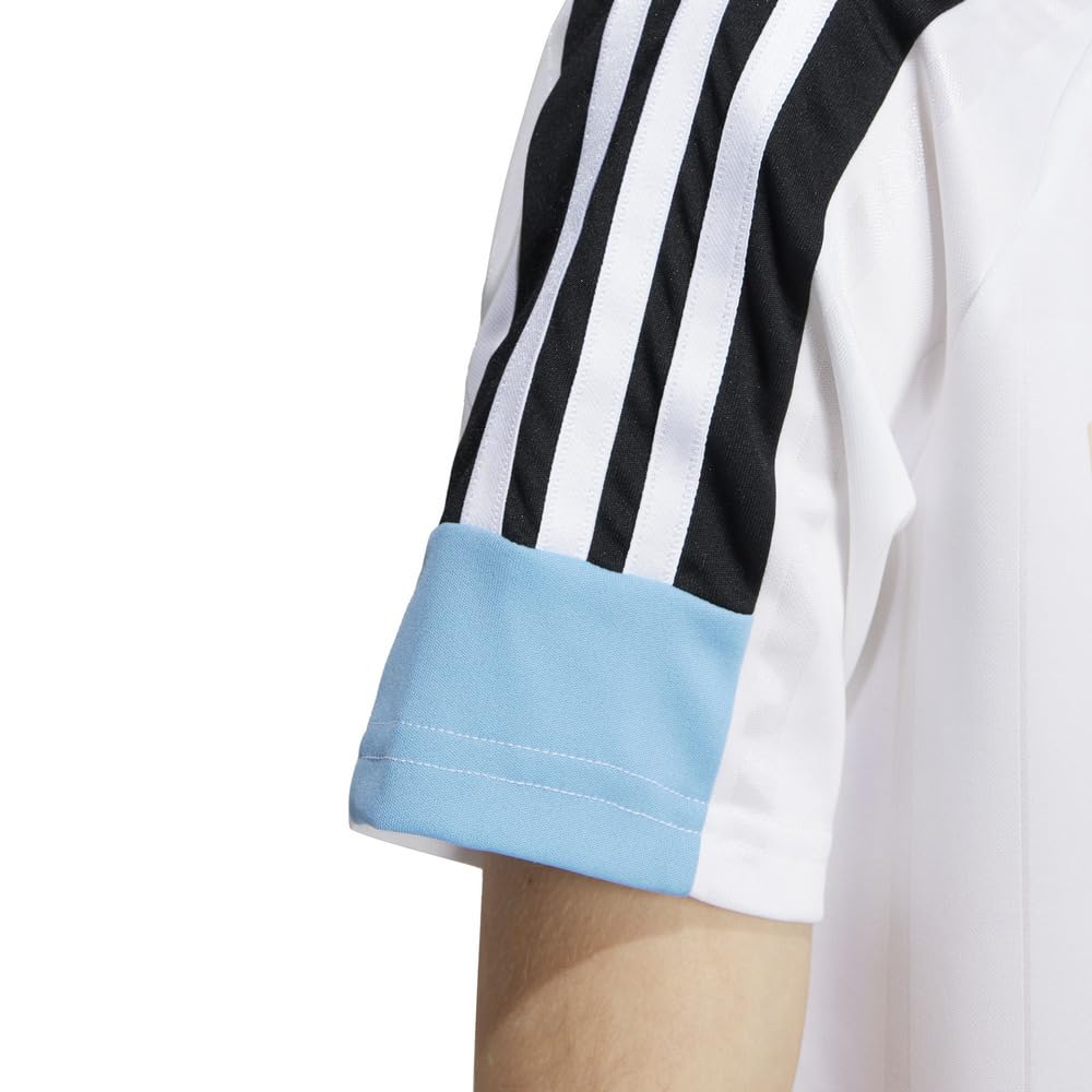 Adidas Junior Tiro Nations Pack Short Sleeve X T-Shirt JUG34-IY0143 (White Blue/130/Jr)