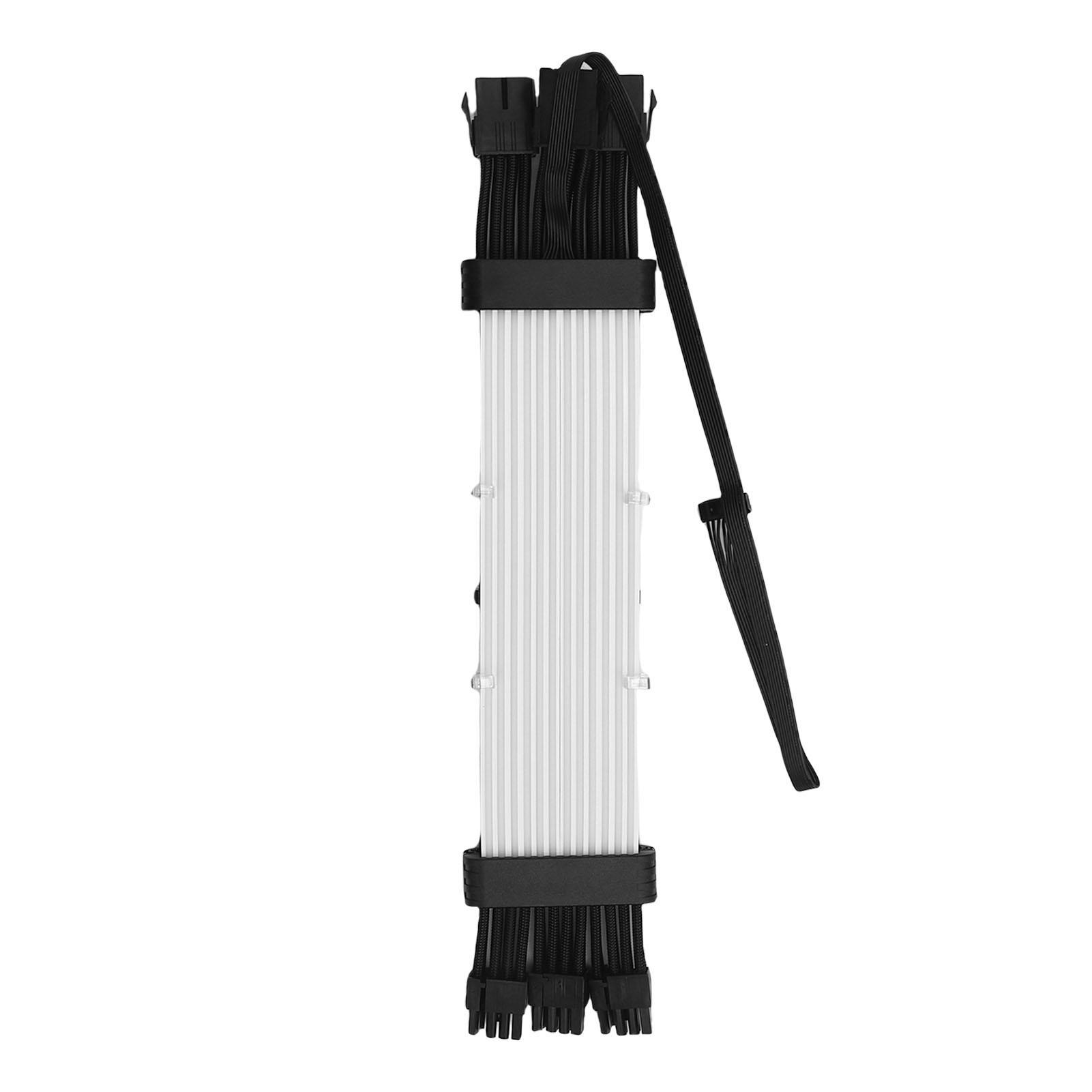 

ARGB Кабель для БП Гибкий Удлинитель Питания GPU Светодиодные Ленты для Материнской Платы Декор Компьютерного Корпуса чёрный