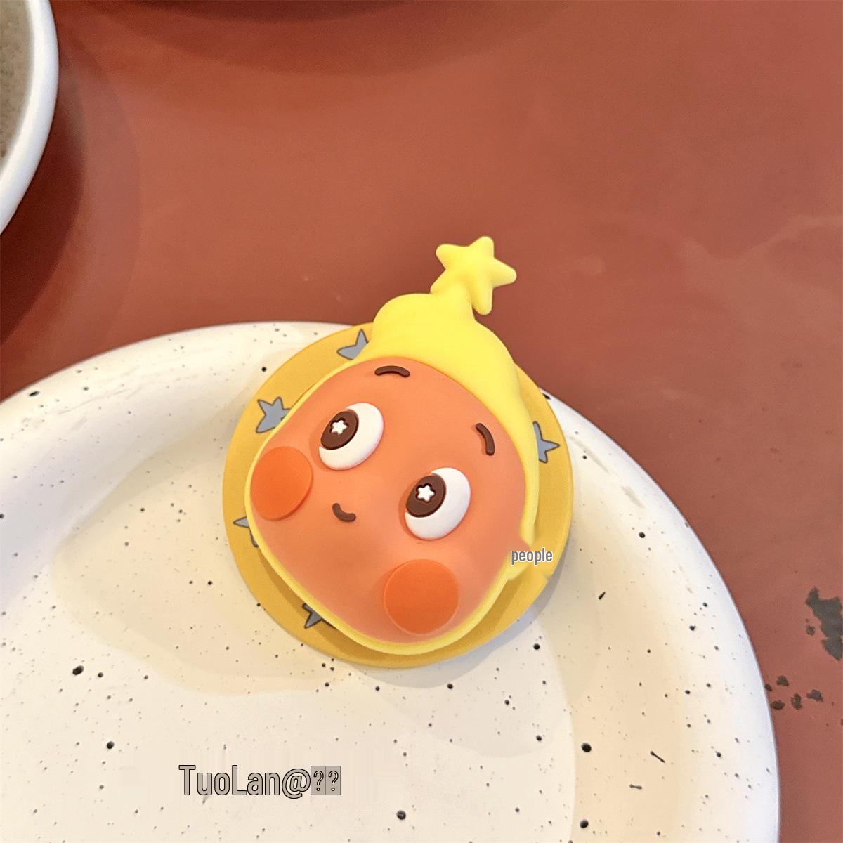 Korean 3D Silicone Cartoon MagSafe Stand with Strong Magnetic Adsorption