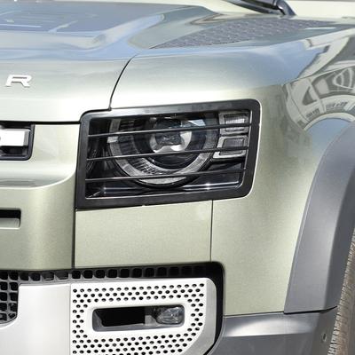 Stainless Steel Car Headlight Lampshade Protection Net Cover For Land Rover Defender 90 110 2020-25 Accessories Car Modification
