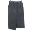 Unused IENA Made In Japan Long Length Rigid Denim Skirt 38 Navy System Women Used