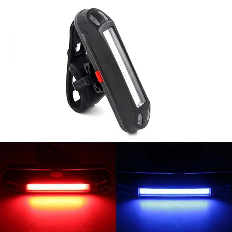 

Night cycling tail light outdoor highlight USB charging single light mountain bike led warning light tail light scooter light