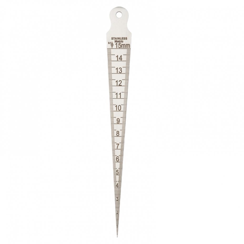 Etched Increments Feeler Gauge Gap Measure Taper Gauge Light Weight
