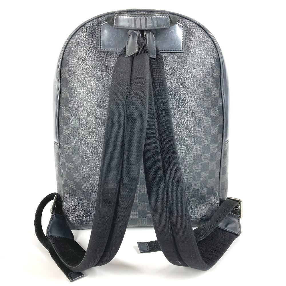 Louis Vuitton N41473 Damier Graphite Josh Backpack Bag Backpack Black