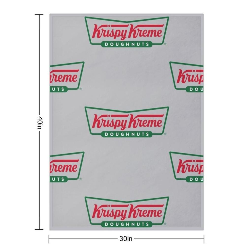 Coperta Krispy Kreme Ristorante e Panetteria regali di Natale Shaggy decorativa per divano letto Coperte