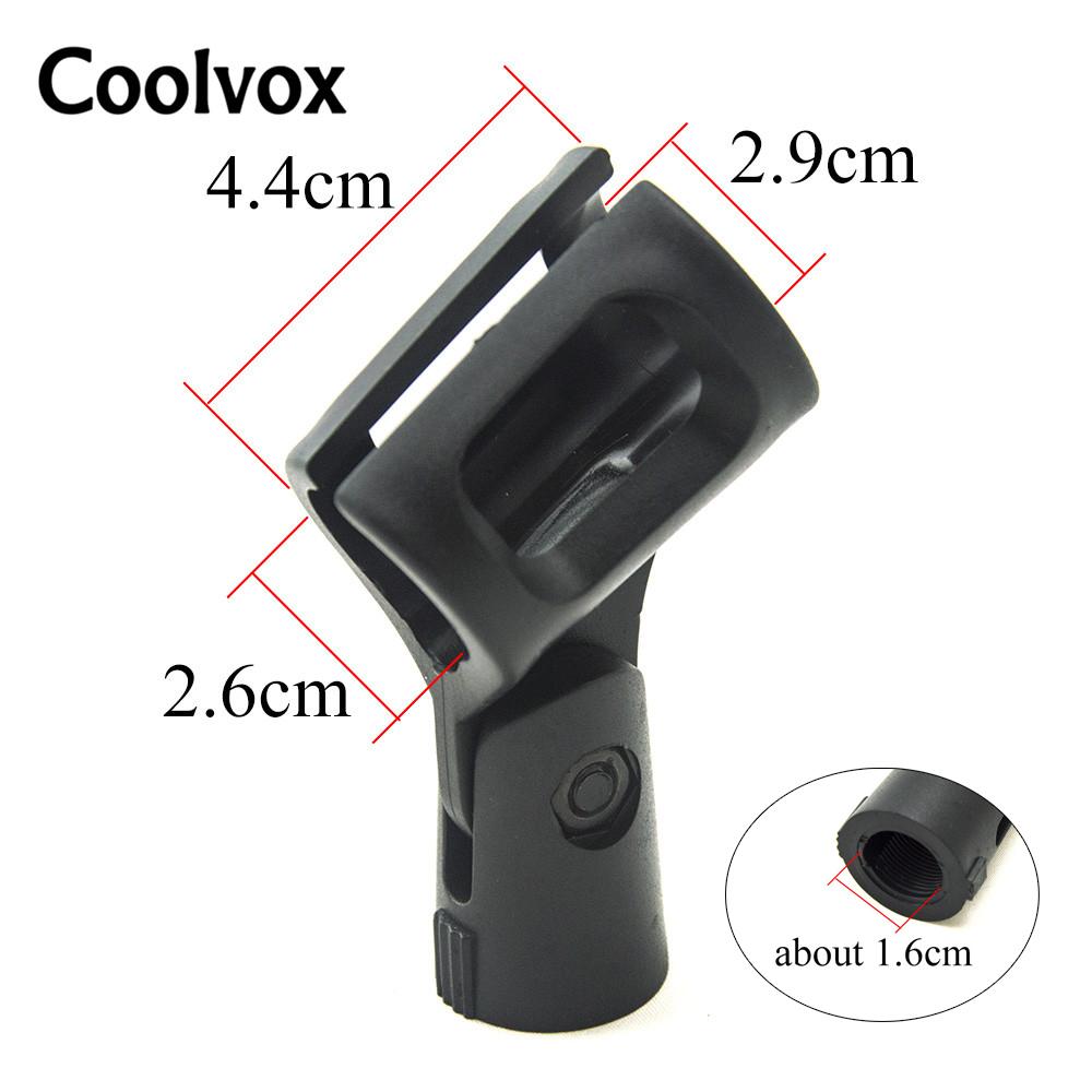 Microphone Clip for Mic Stand - Essential Accessory for Audio Recording, Interview Microphone Clip Hot Shoe Boots  For Camera Light Mic Holder