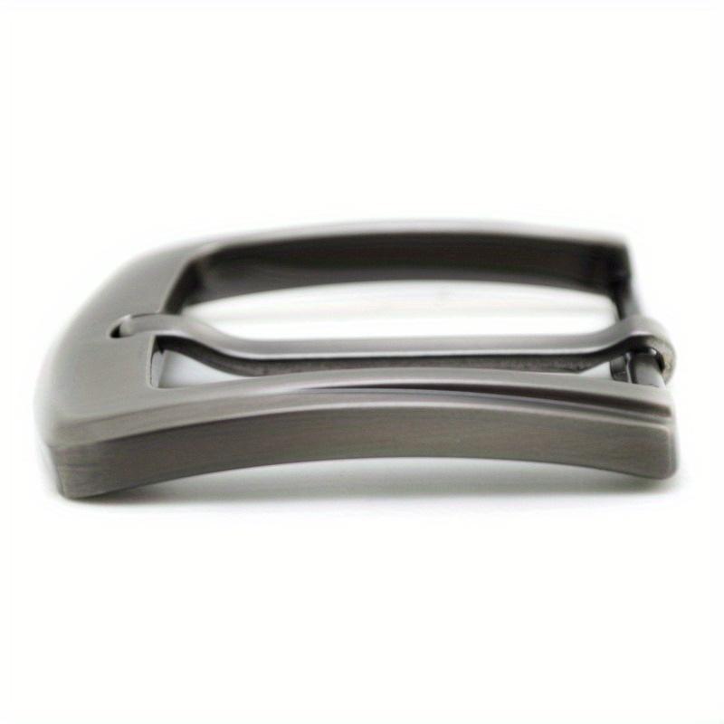 2pcs 40mm Zinc Alloy Men's Casual Belt Buckle End Bar Heel Bar Buckle Single Pin Half Buckle for Leather Craft Jeans Webbing