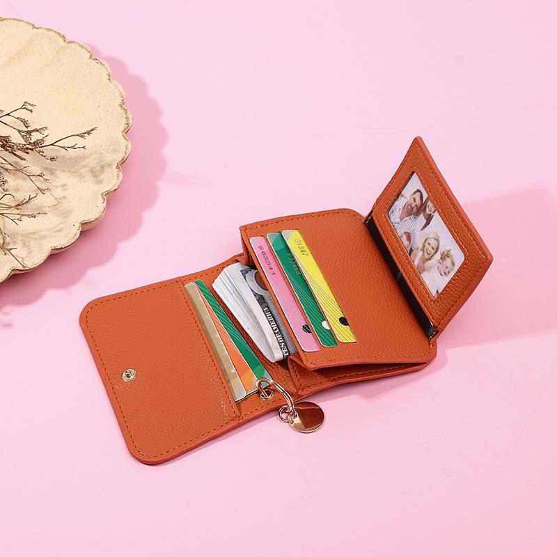Korean Style Women's Short Wallet & Card Holder - Stylish Luxury Coin Purse
