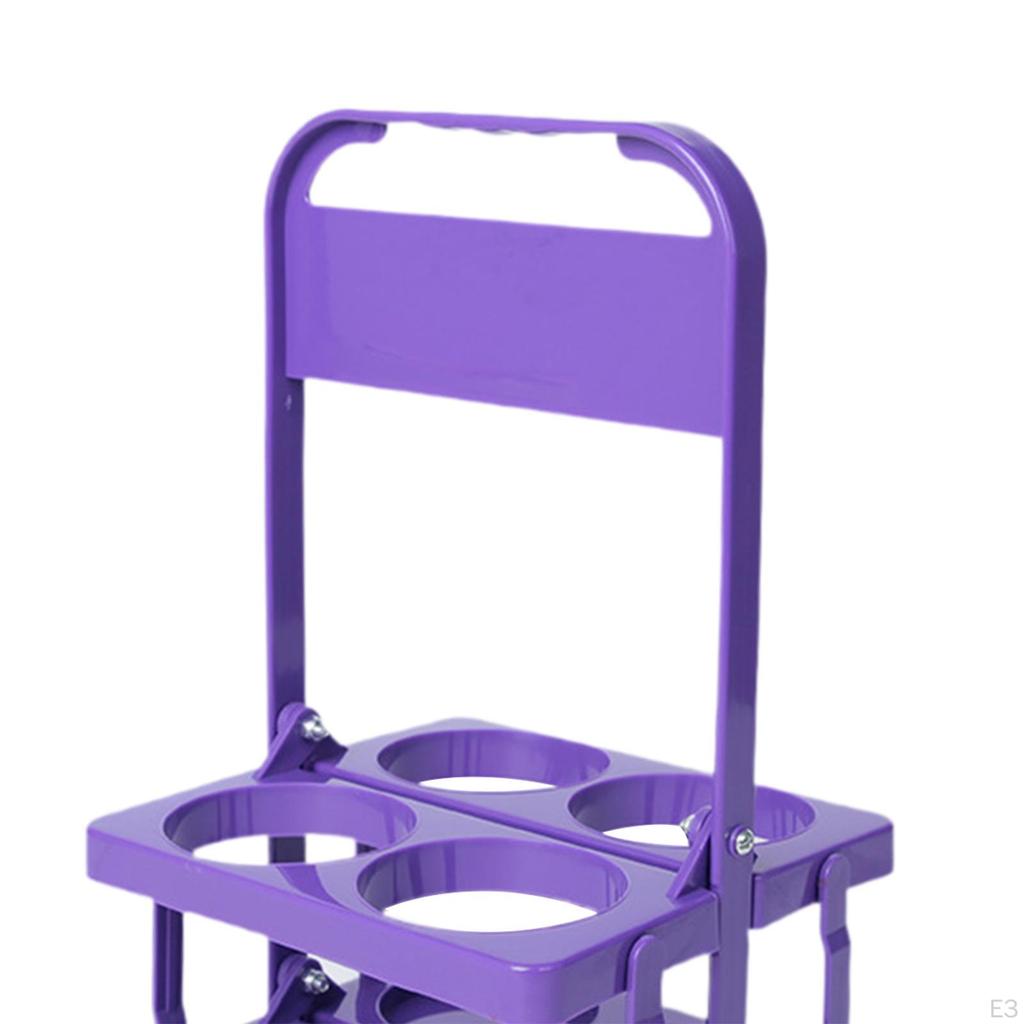 Sport Wasser Flasche Träger 4 Flaschen Kapazität Folding Praktische Handheld Bier Rack