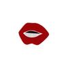 Red Lips Brooch Pendant: Stylish Cartoon Collar Decoration & Personalized Bag Accessory for Women