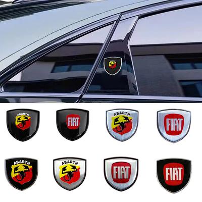 Acessório Emblema Adesivo Lateral de Carro Para Fiat Abarth 500 Tipo FR Panda Argo Freemont Viaggio Bravo Punto Doblo Pulse Stilo Palio