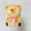 Squeezable Bread Bear  Toy Slow Rebound PU Soft Stress Relief Sensory Toy for Student Office Worker Anxiety Relaxation Gift