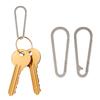 Spring Snap Hook Keychain Clip Titanium Alloy Outdoor Carabiner Tool for Camping